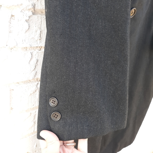 Vintage Hart Schaffner Marx Wool Trench Coat - Picture 4 of 8